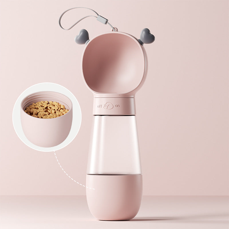 2-in-1 Sip & Snack Travel Water Bottle