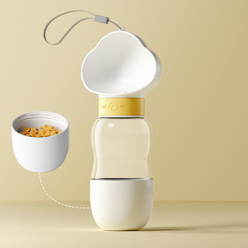 2-in-1 Sip & Snack Travel Water Bottle view 2